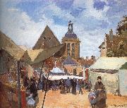 Camille Pissarro September s Pang map oise USA oil painting artist